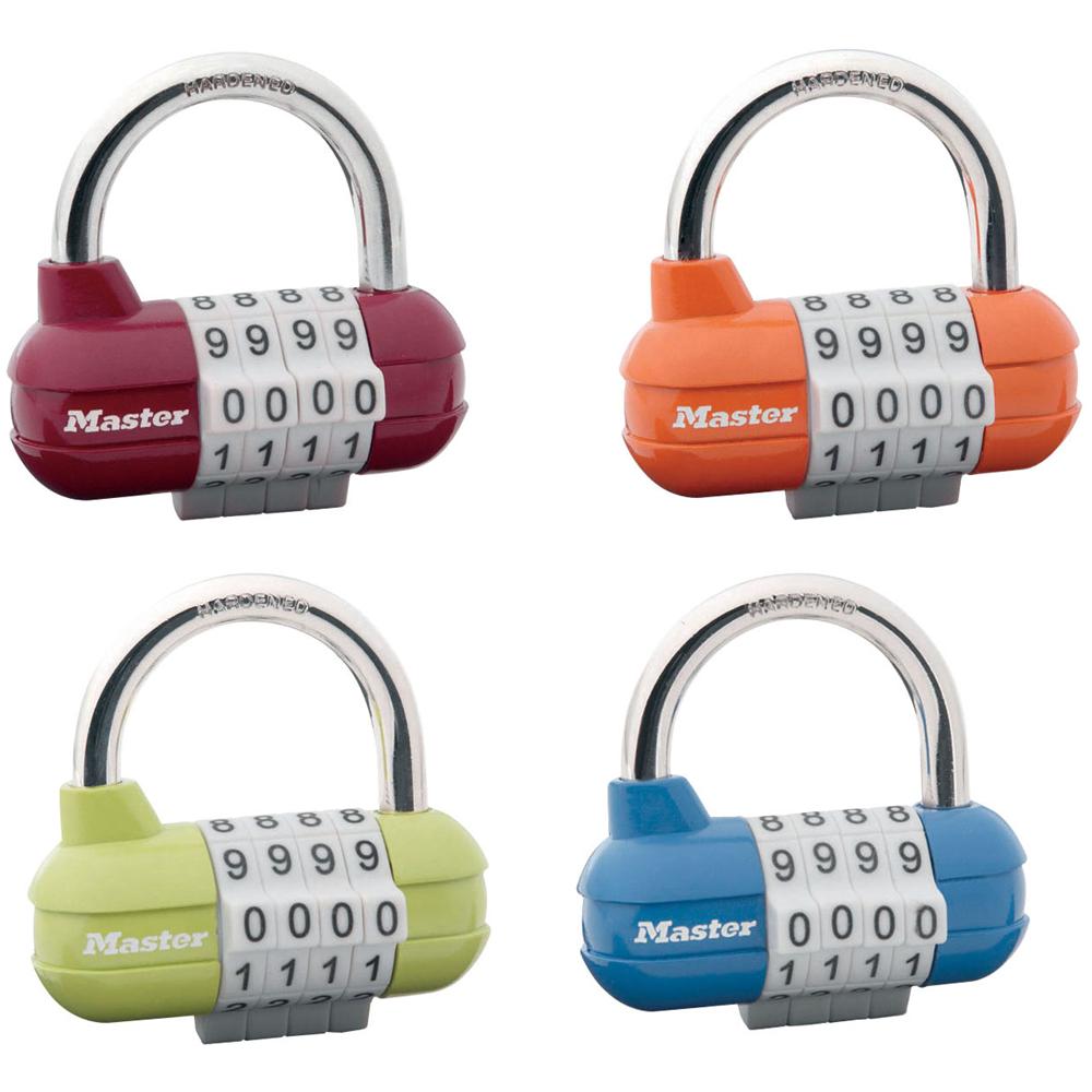 1523EURD, Combination lock, Self storage, Storage locker, Cassetta degli attrezzi, Blu, Verde, Arancione, Rosso, Metallo, Acciaio, Rotondo - Foto 1