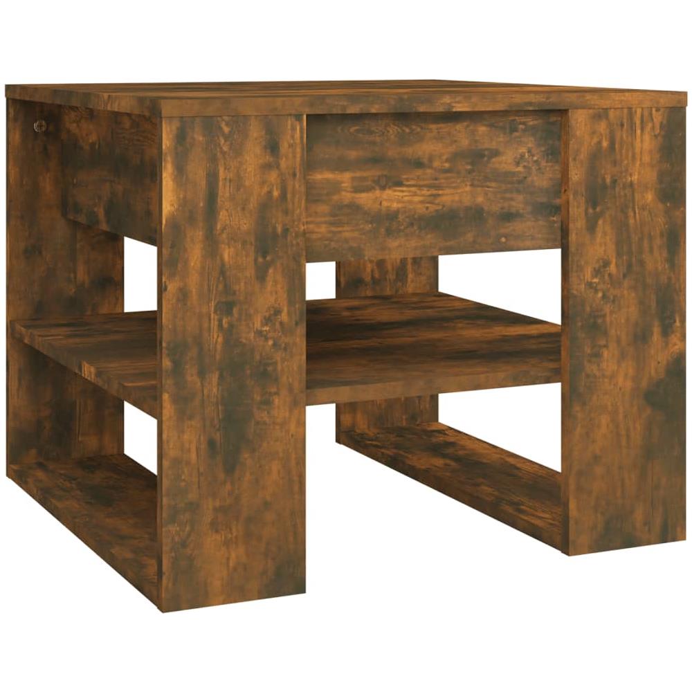 Tavolino Da Salotto Rovere 55,5x55x45 Cm Legno Multistrato - Foto 1