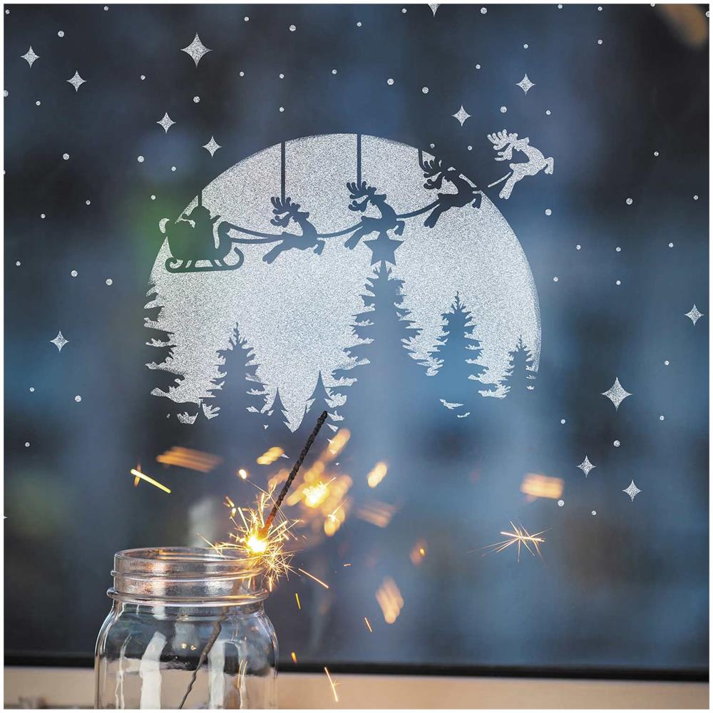 Stencil Natalizio A4 - Chiaro Di Luna - Foto 1