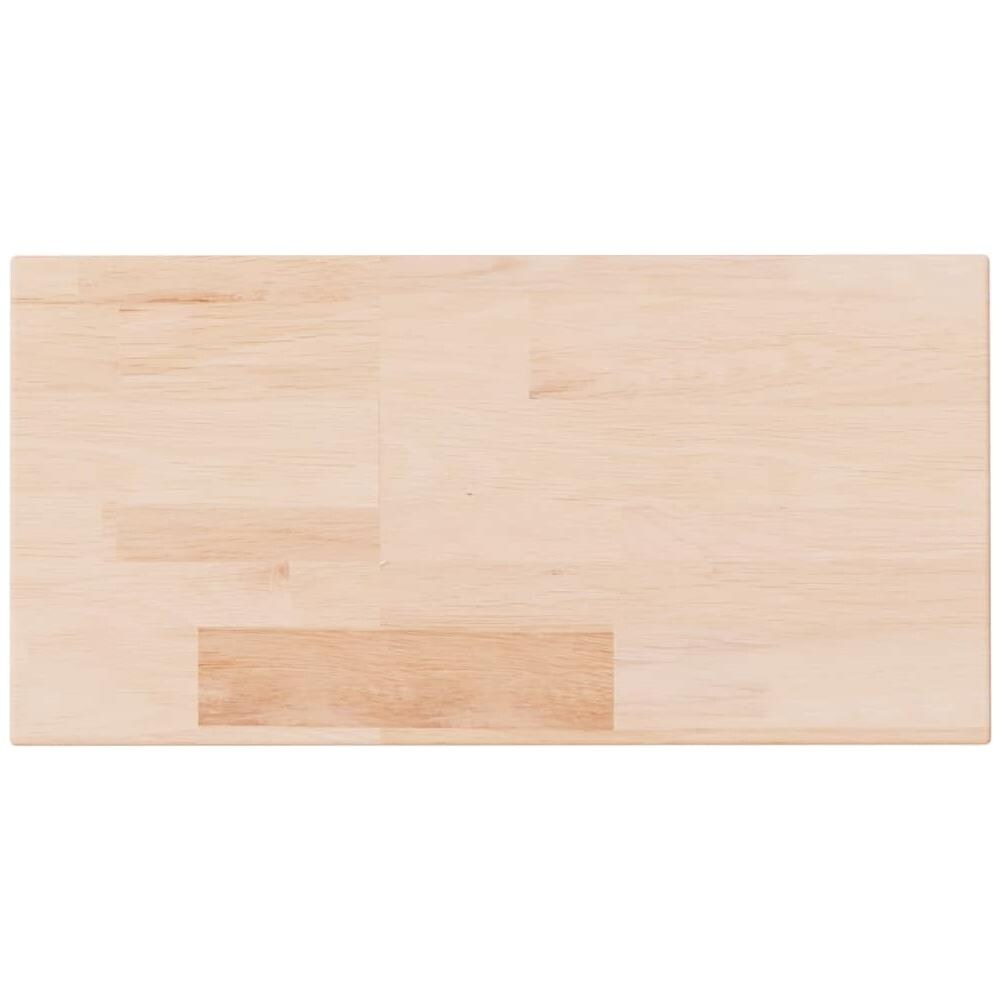 Ripiano 40x20x2,5 Cm Legno Massello Di Rovere Non Trattato - Foto 2
