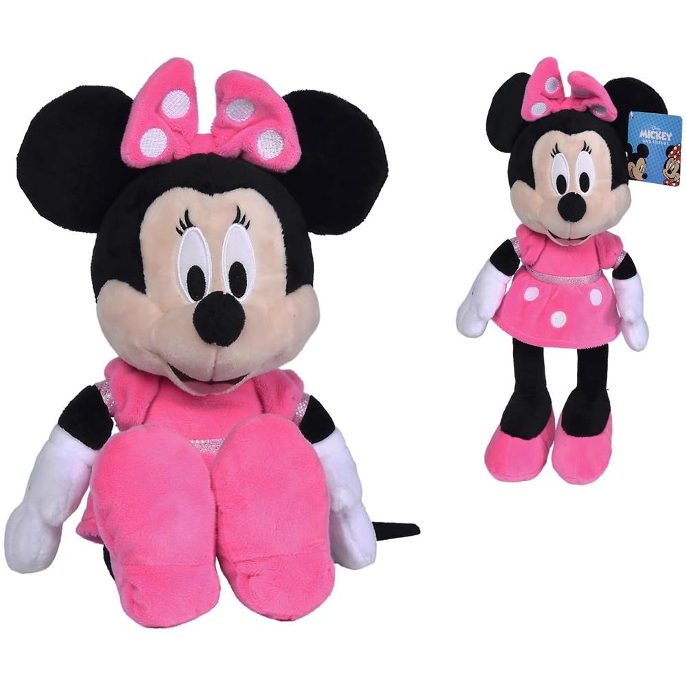 Disney Peluche Minnie con Abito Fucsia, cm 35, 0+ mesi - Foto 5