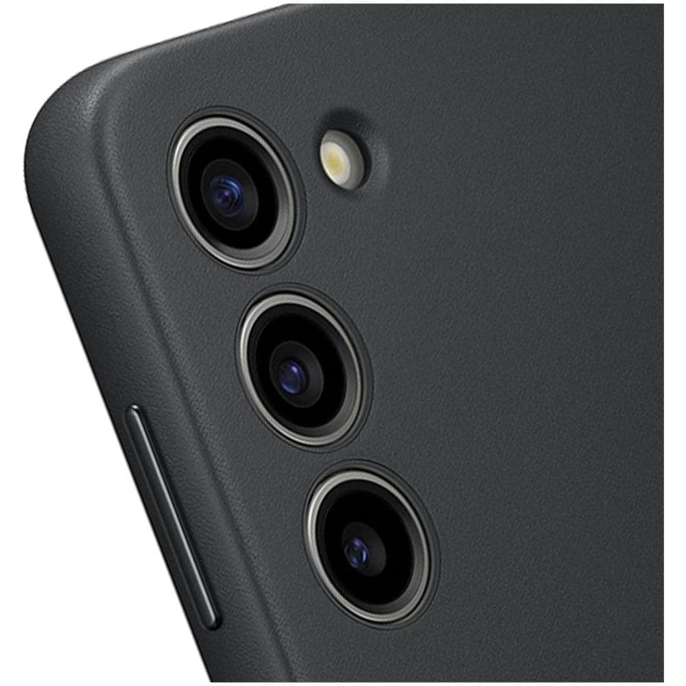 Cover Galaxy S23 Plus Vera Pelle Originale Leather Case Nera - Foto 2