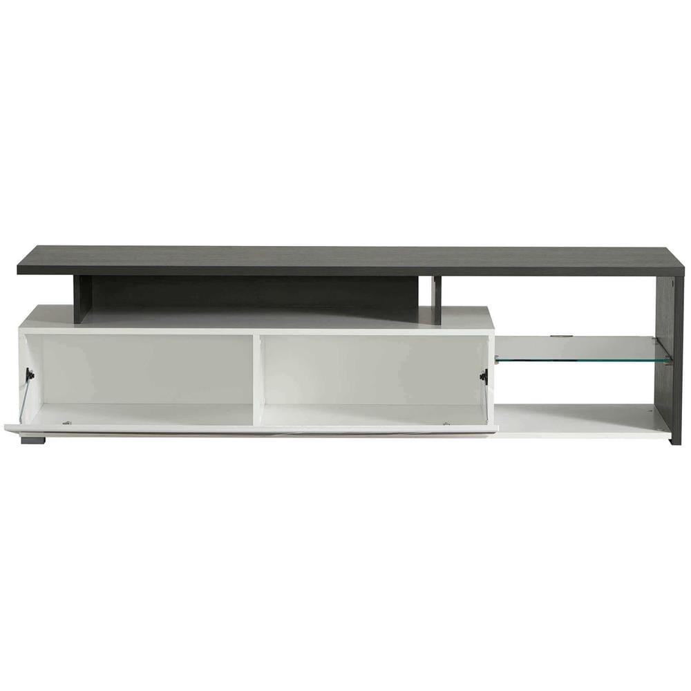 Mistie - Porta Tv Anta Decorata Moderno Minimal In Legno - Foto 4