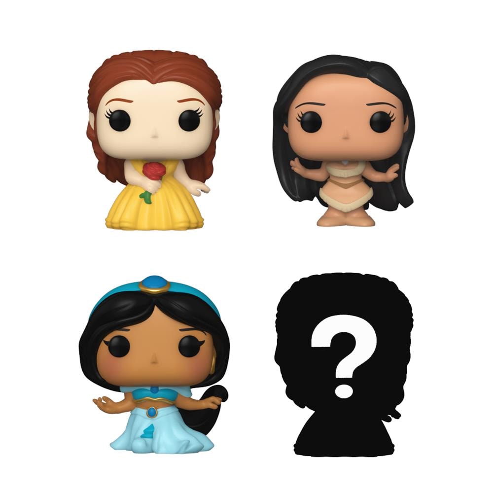 Disney Princesses Bitty Pop! Vinyl Figure 4-pack Belle 2,5 Cm - Foto 1