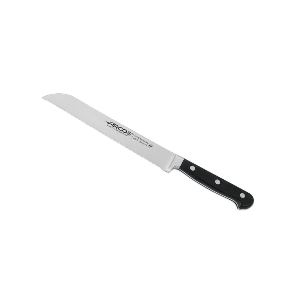 Opera Bread Knife 180 Mm - Coltello Con Lama Lunga E Robusta E Bordo Ondulato. Con Denti Che Rompono Senza Sforzo La Crosta Del Pane. - Foto 1