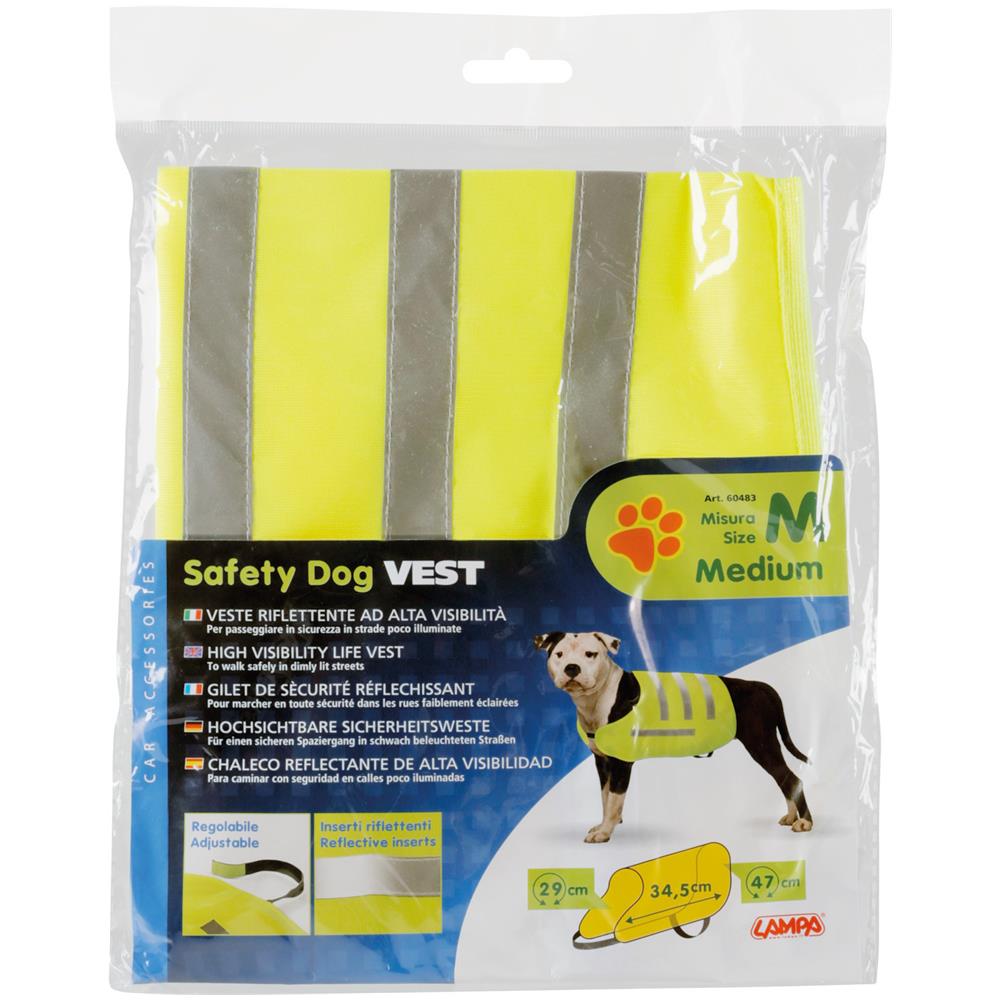 Dog Safety Vest, Veste Riflettente Ad Alta Visibilit - M - Foto 3