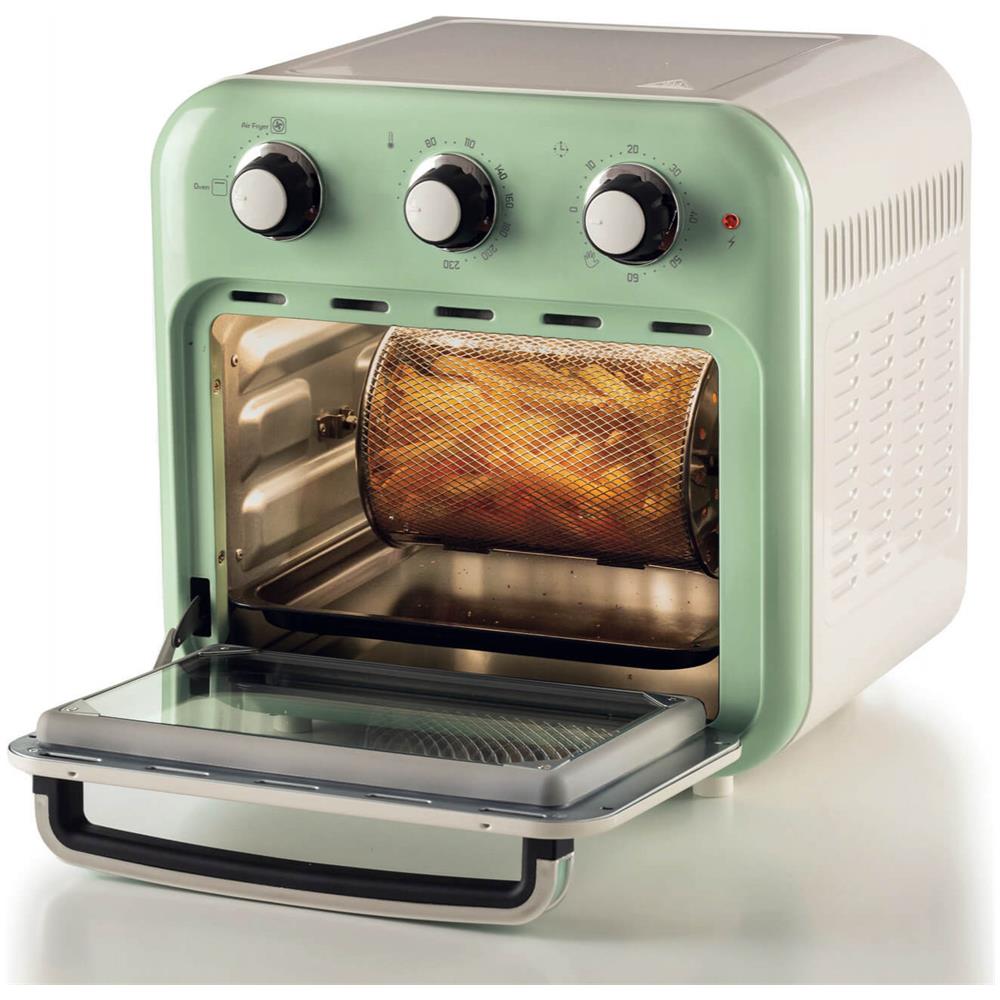 Friggitrice ad Aria Vintage 4632/04 Capacità 16 Litri 1400 Watt Colore Verde - Foto 2