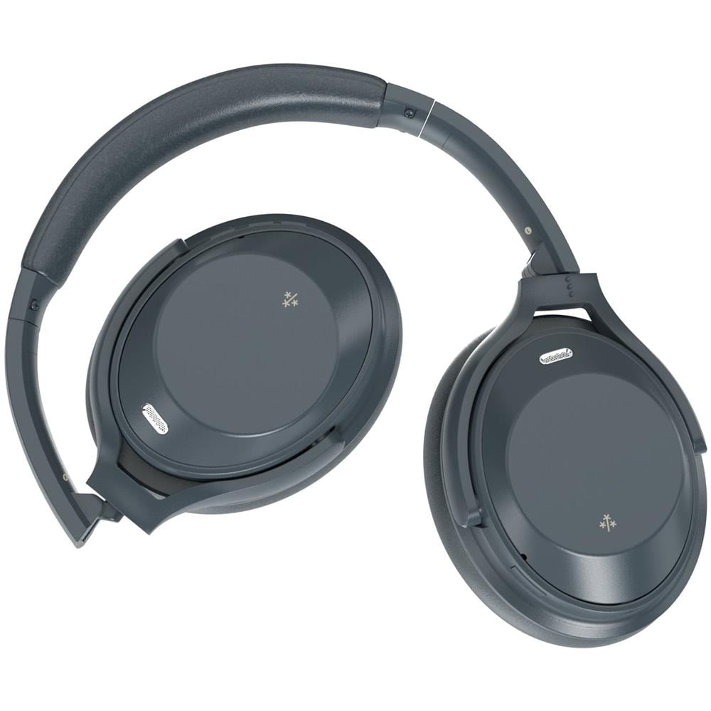 AT-AUR-HE-039 Auricolare Con cavo e senza cavo A Padiglione Musica e Chiamate USB tipo-C Bluetooth Grigio scuro - Foto 1