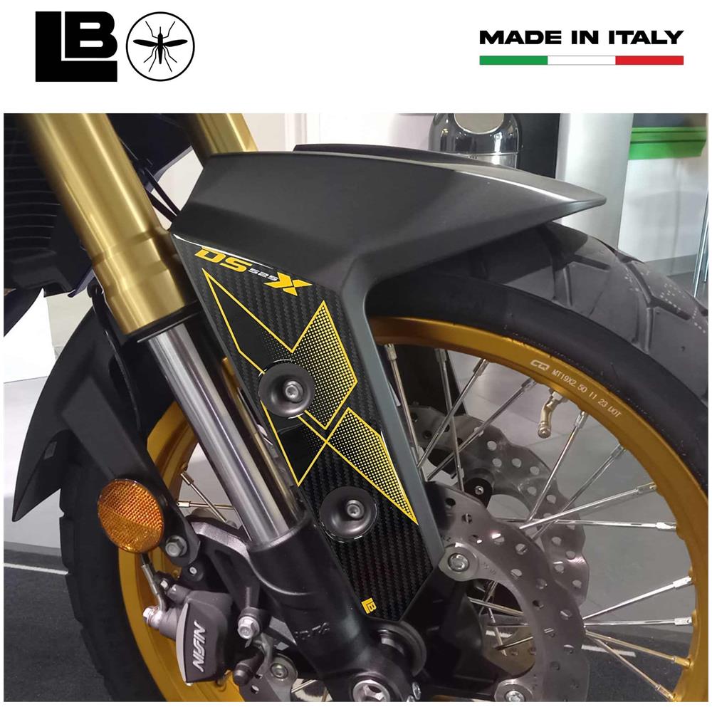 Adesivi 3D Protezioni Parasteli Compatibili Con Moto Voge Valico 525Dsx 2024 Giallo - Foto 3