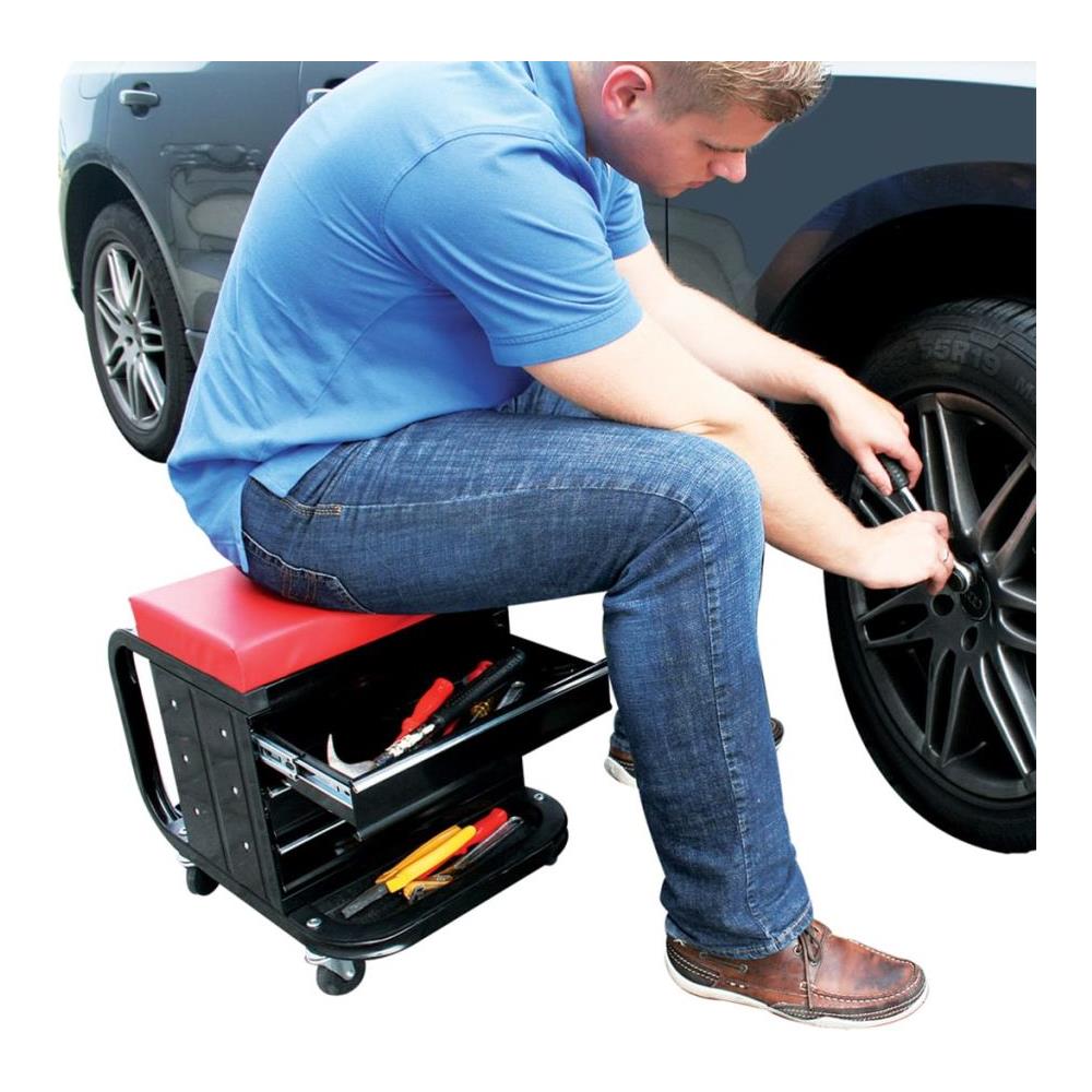 580526 Sgabello Officina Portautensili Con Ruote - Foto 10