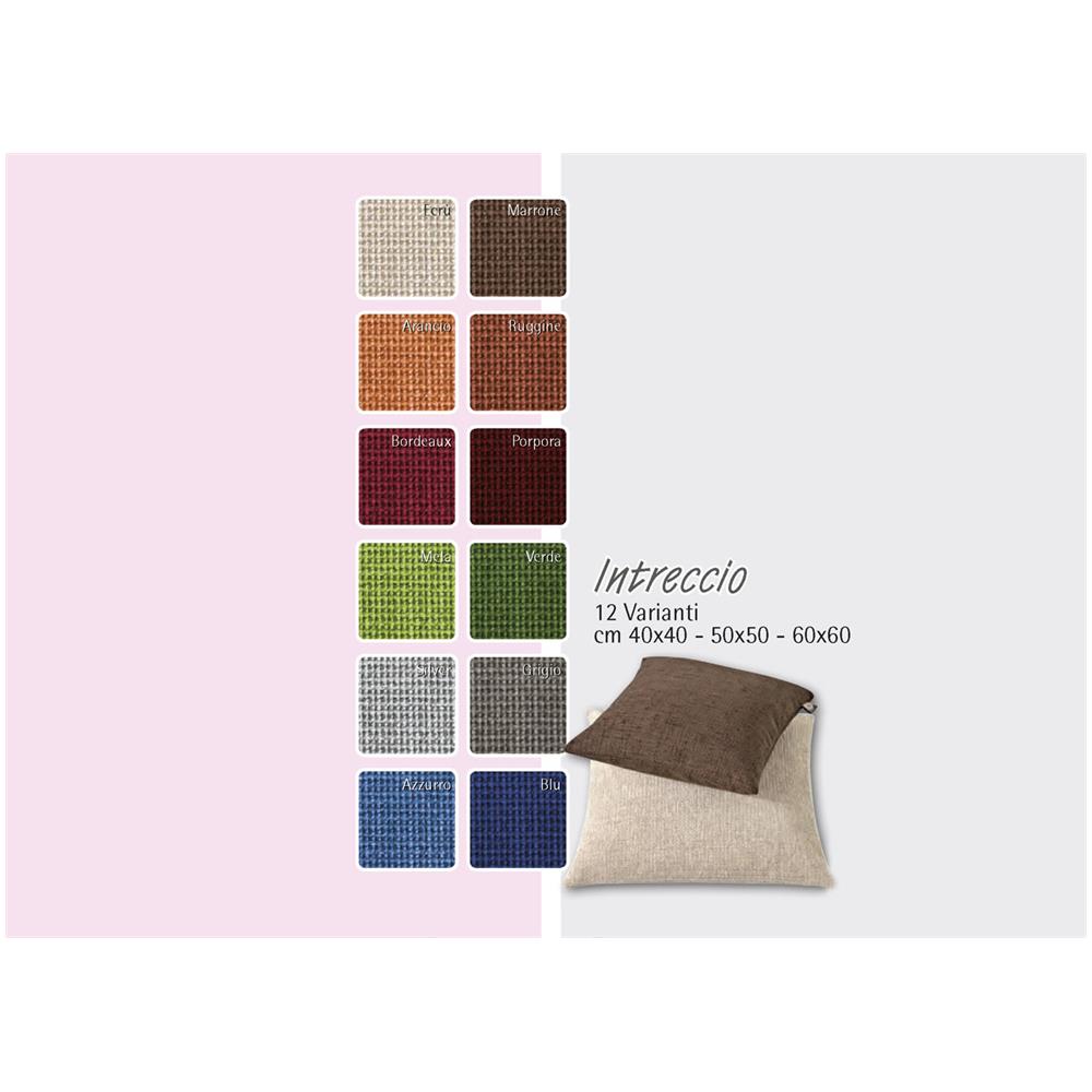 Fodera Arredo Disegno Intreccio 50x50 Bordeaux - Foto 2