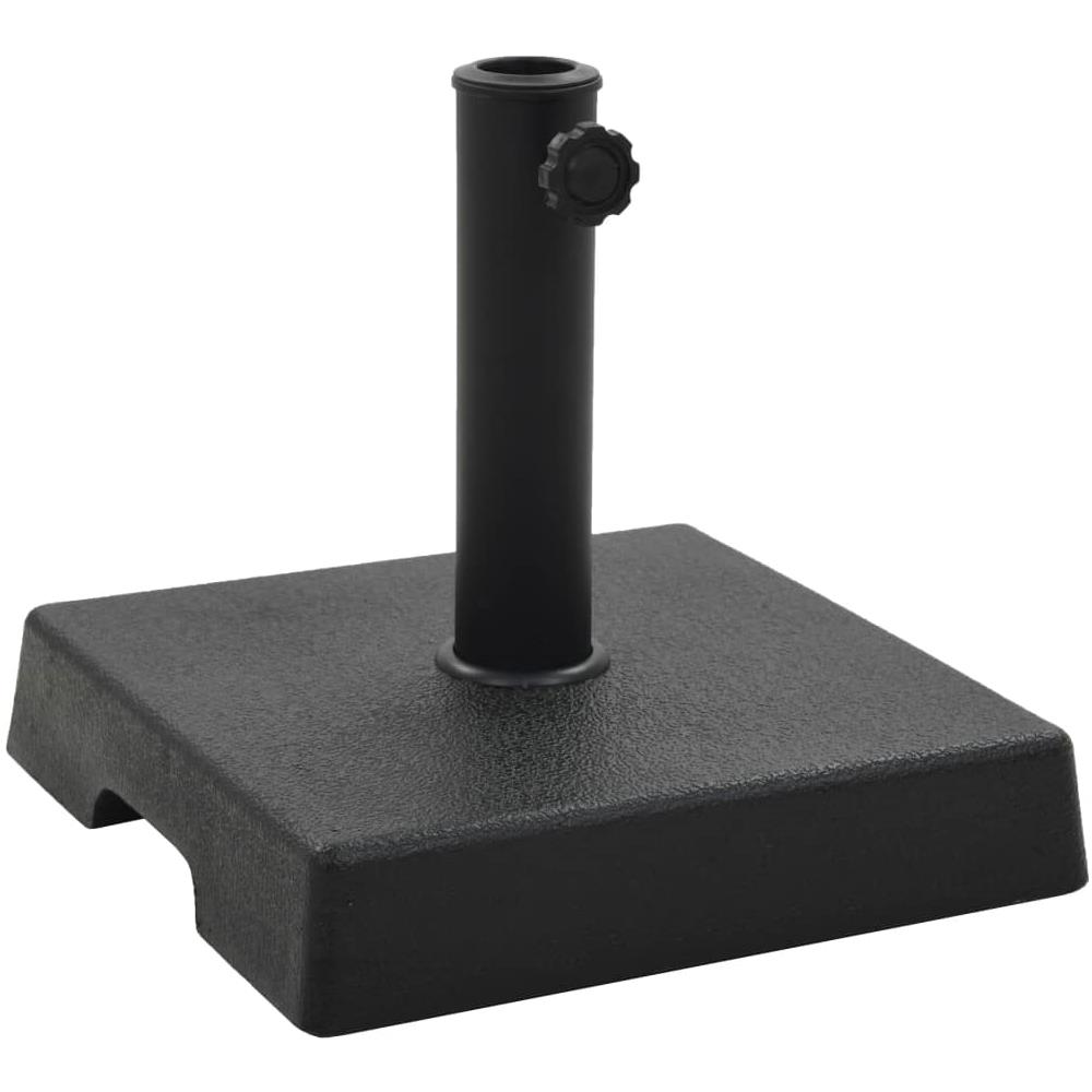 Base Per Parasole Quadrata In Poliresina 8 Kg Nera - Foto 1