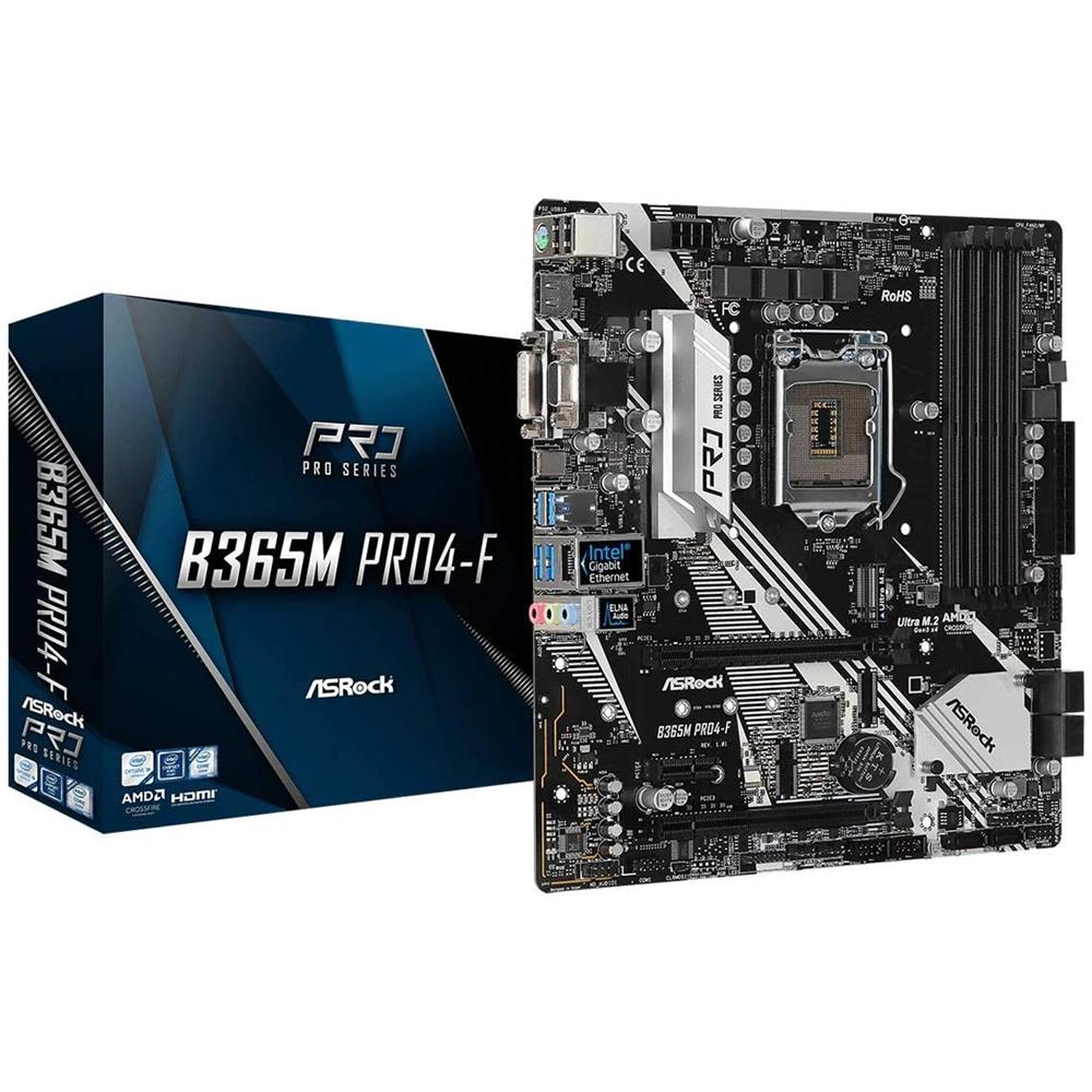 Scheda Madre B365M PRO4-F Socket H4 Chipset B365 Micro ATX - Foto 1
