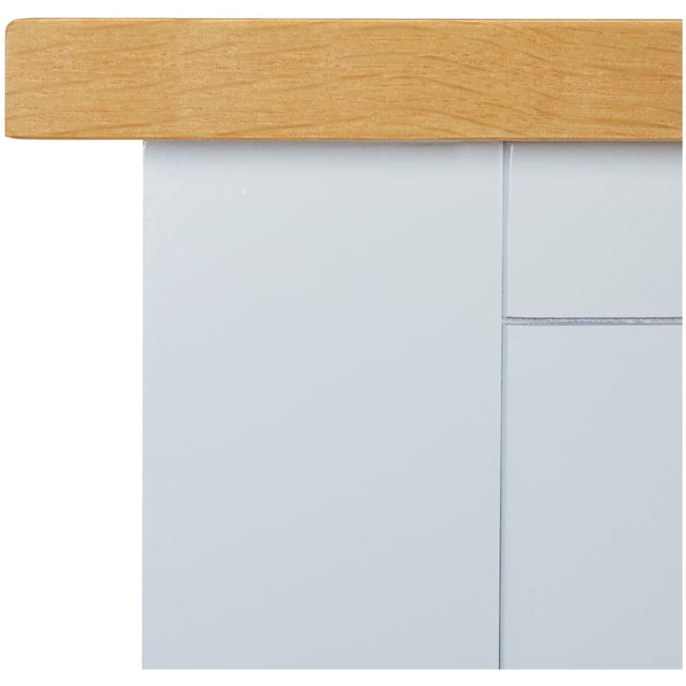 Tavolo Consolle 118x35x77 Cm In Massello Di Rovere - Foto 9