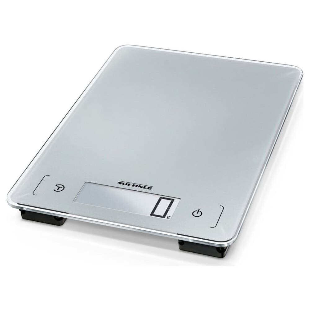 Bilancia da Cucina Digitale Page Aqua Proof Portata Max 10 Kg Colore Silver - Foto 1