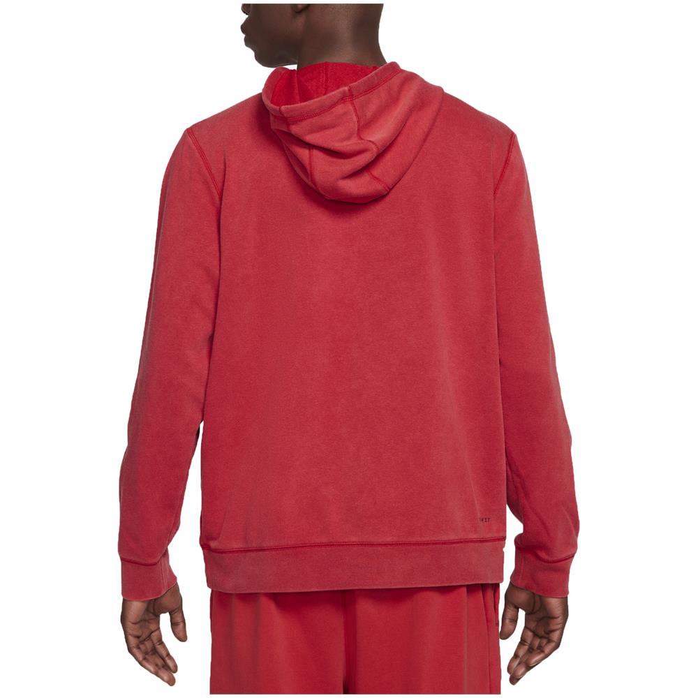 Felpa Da Uomo Con Cappuccio Dri-fit Air Rossa Taglia Xs Cod Da9860-687 - Foto 2
