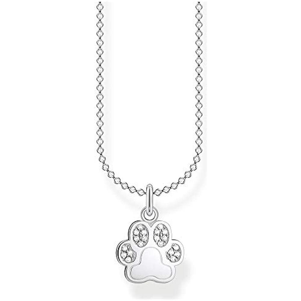 , Collana Da Donna Con Zampa In Argento Sterling 925, Lunghezza 38-45 Cm - Foto 1