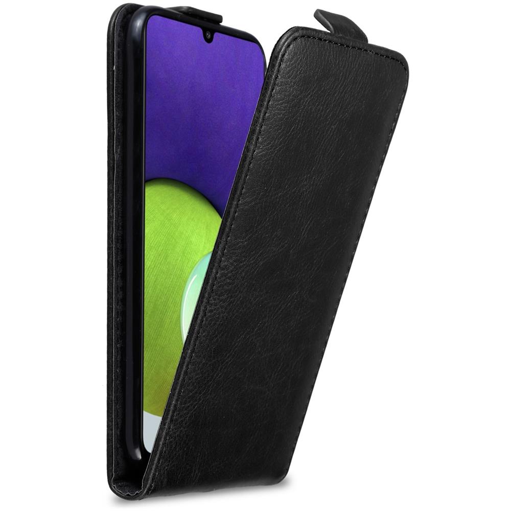 Custodia Compatibile Con Samsung Galaxy A22 4g / M22 / M32 4g In Nero Di Notte - Coperchio Protettivo In Design Flip Con Chiusura Magnetica - Foto 1