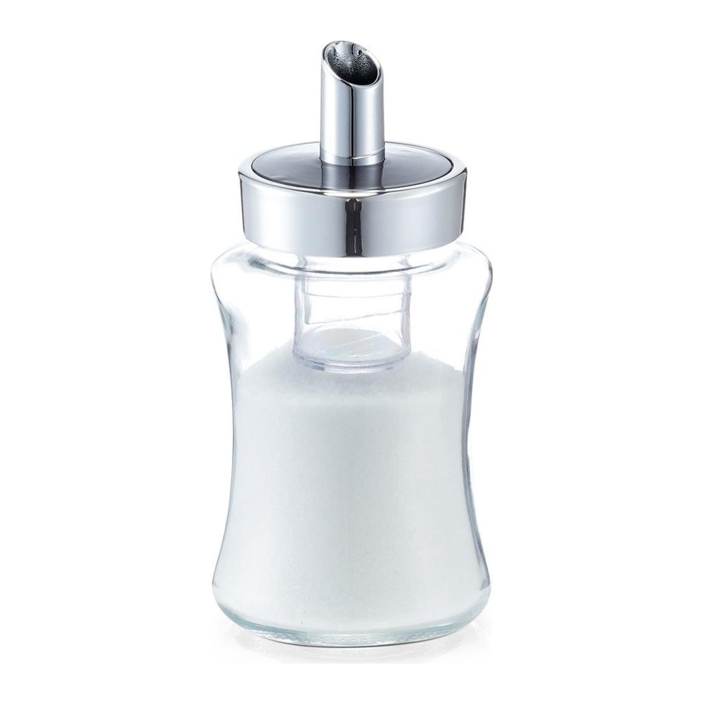 Pasticceria In Vetro Con Elementi In Argento, Zuccheriera, Pasticceria Moderna E Di Design. - Foto 2