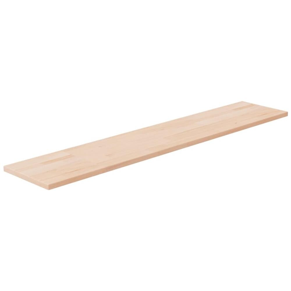 Ripiano 100x20x1,5 Cm Legno Massello Di Rovere Non Trattato - Foto 1