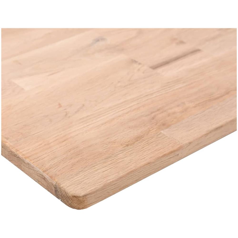Ripiano 100x20x1,5 Cm Legno Massello Di Rovere Non Trattato - Foto 3