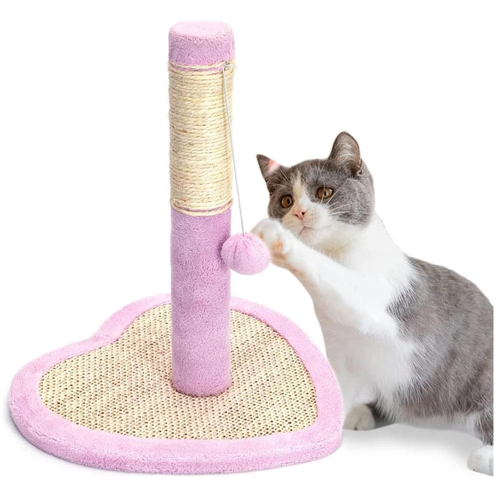 FourFurPets Albero Per Gatti Alto 68 Cm, Tiragraffi Per Gatti, Con Tre Pali Graffiatoi In Sisal - Foto 7