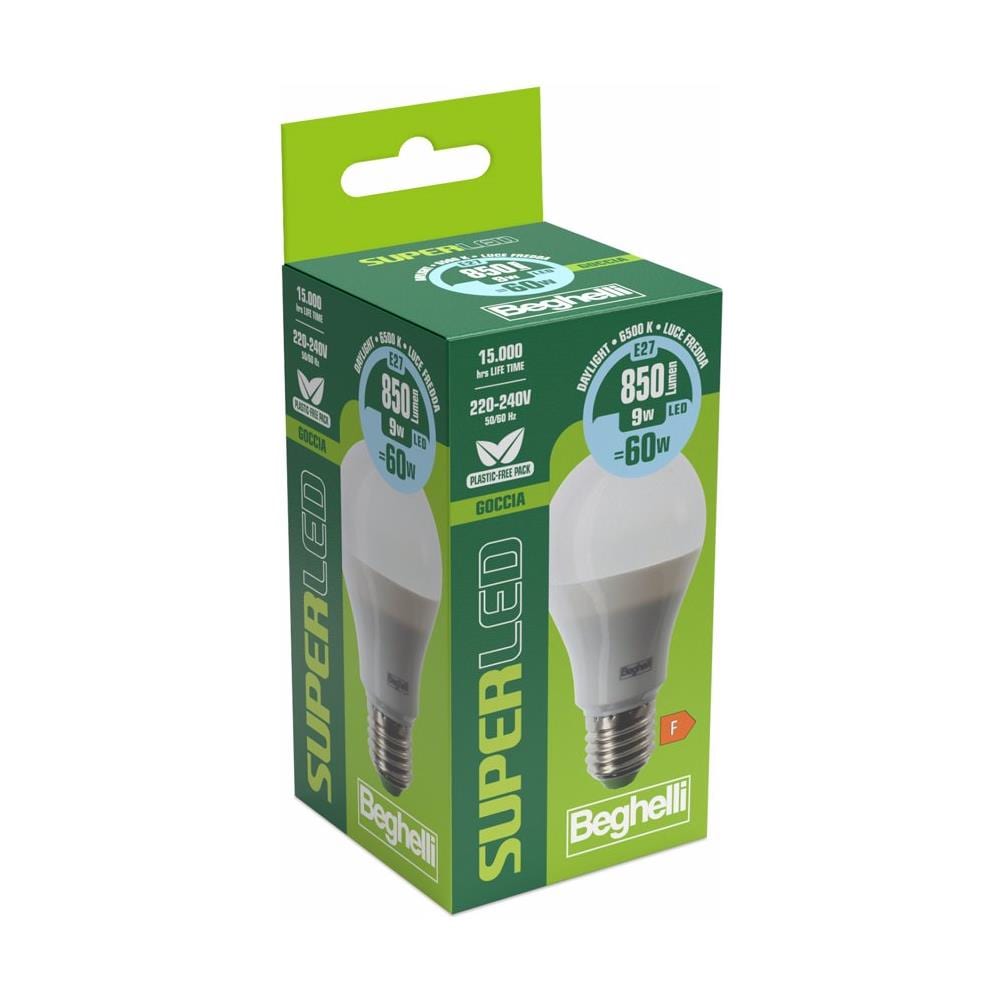 SuperLED Lampadina a risparmio energetico 9 W E27 F - Foto 3