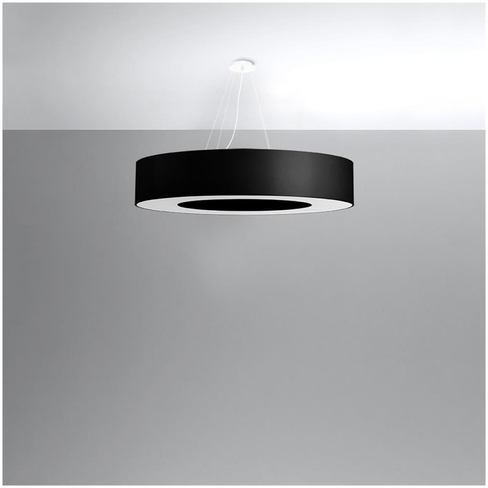 Lampadario Saturno 90 Nero Sl. 0796 - Minimalista Lampadari Nero 112x90x90 Cm - Foto 2
