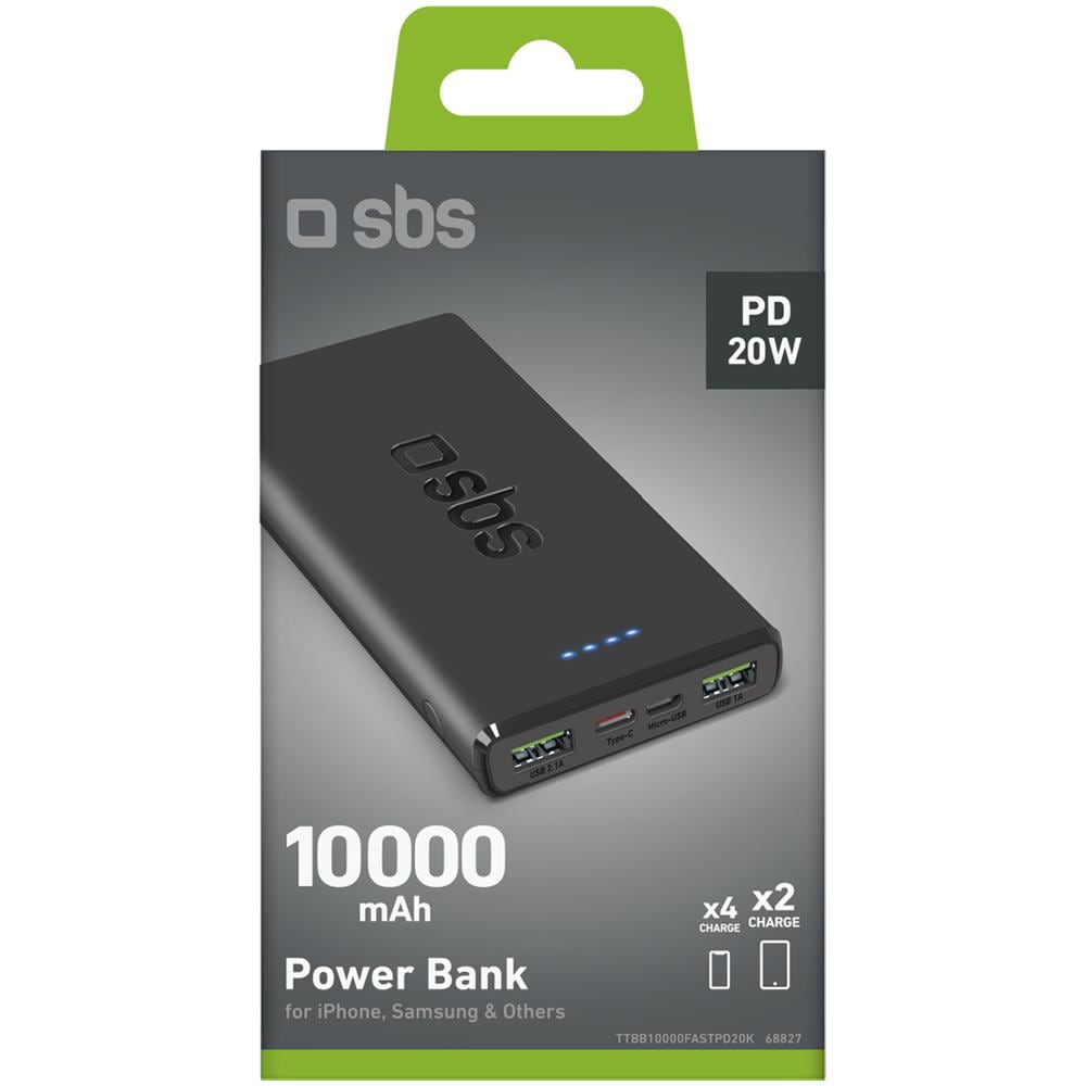 TTBB10000FASTPD2 batteria portatile 10000 mAh Nero - Foto 2