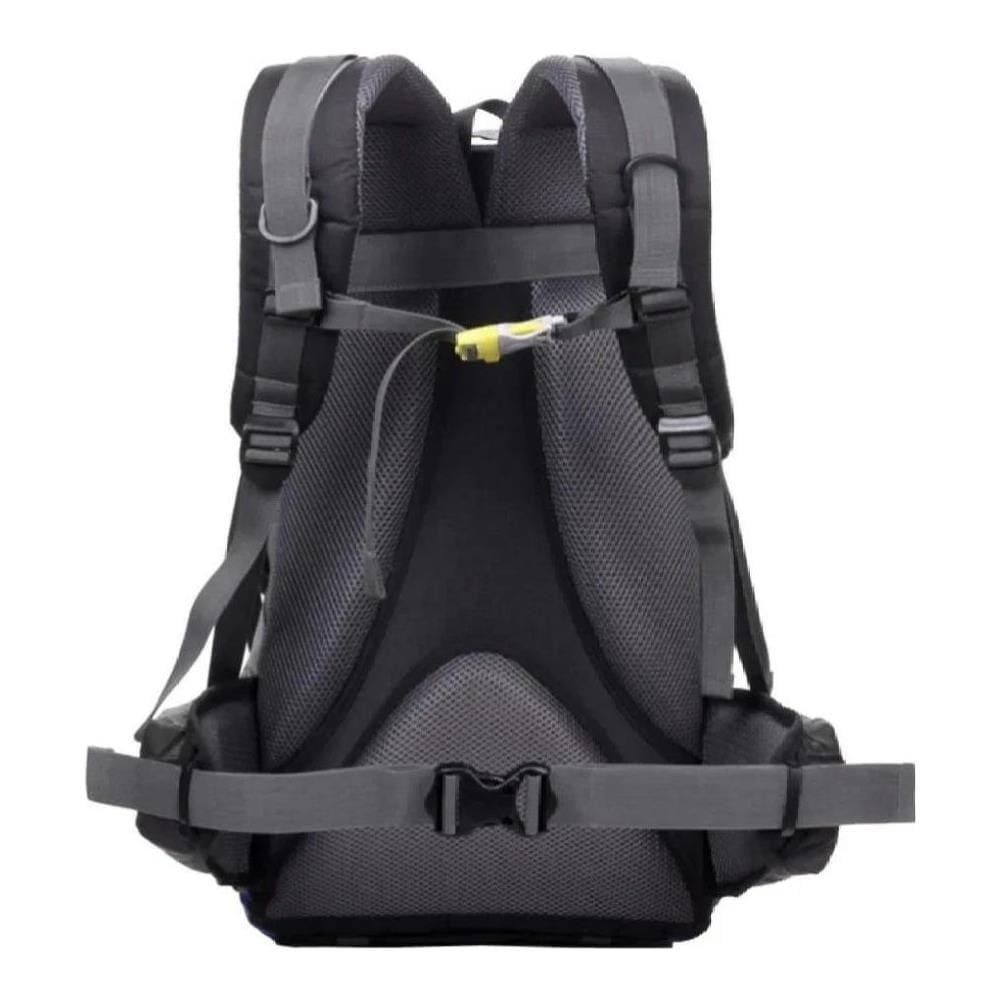 Zaino da Trekking Impermeabile Multiuso 40 Litri 50x32x15 cm Nero - Foto 4