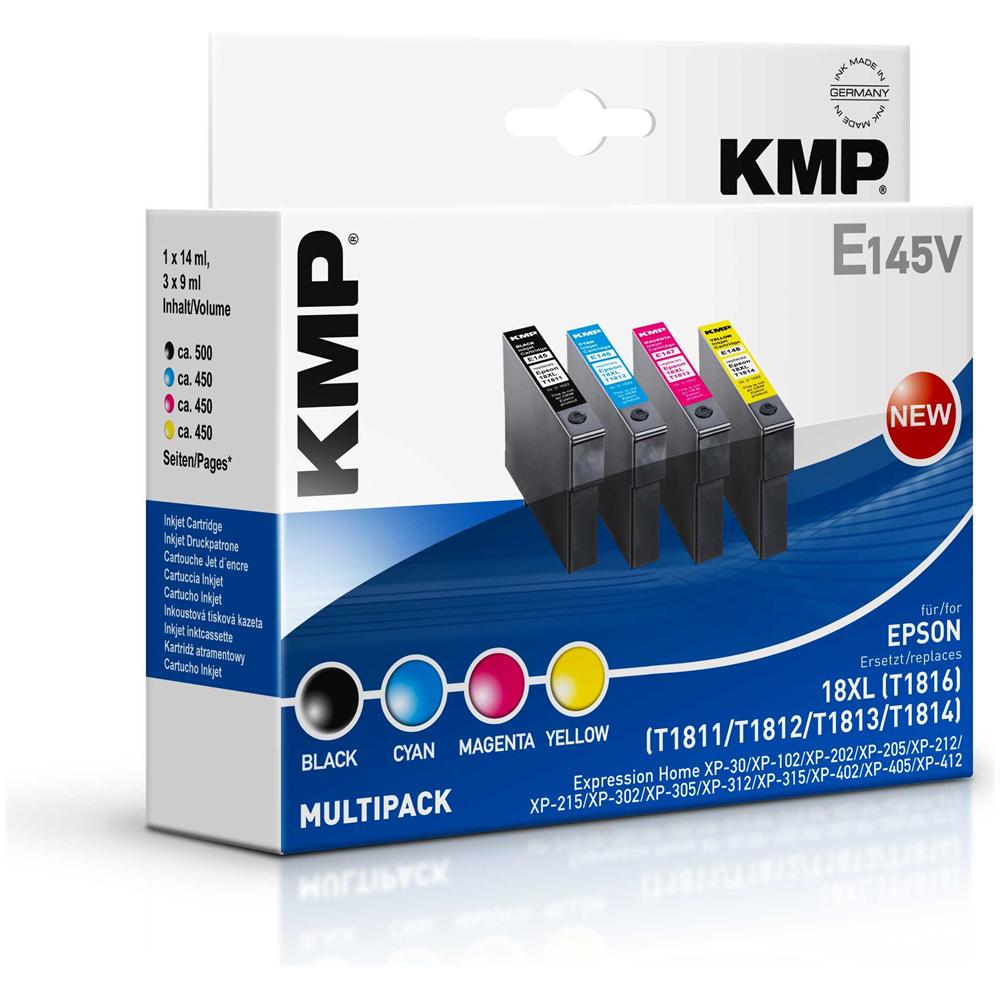 E145V Promo Pack BK / C / M / Y compatibile con Epson T1816 - Europa - Foto 1