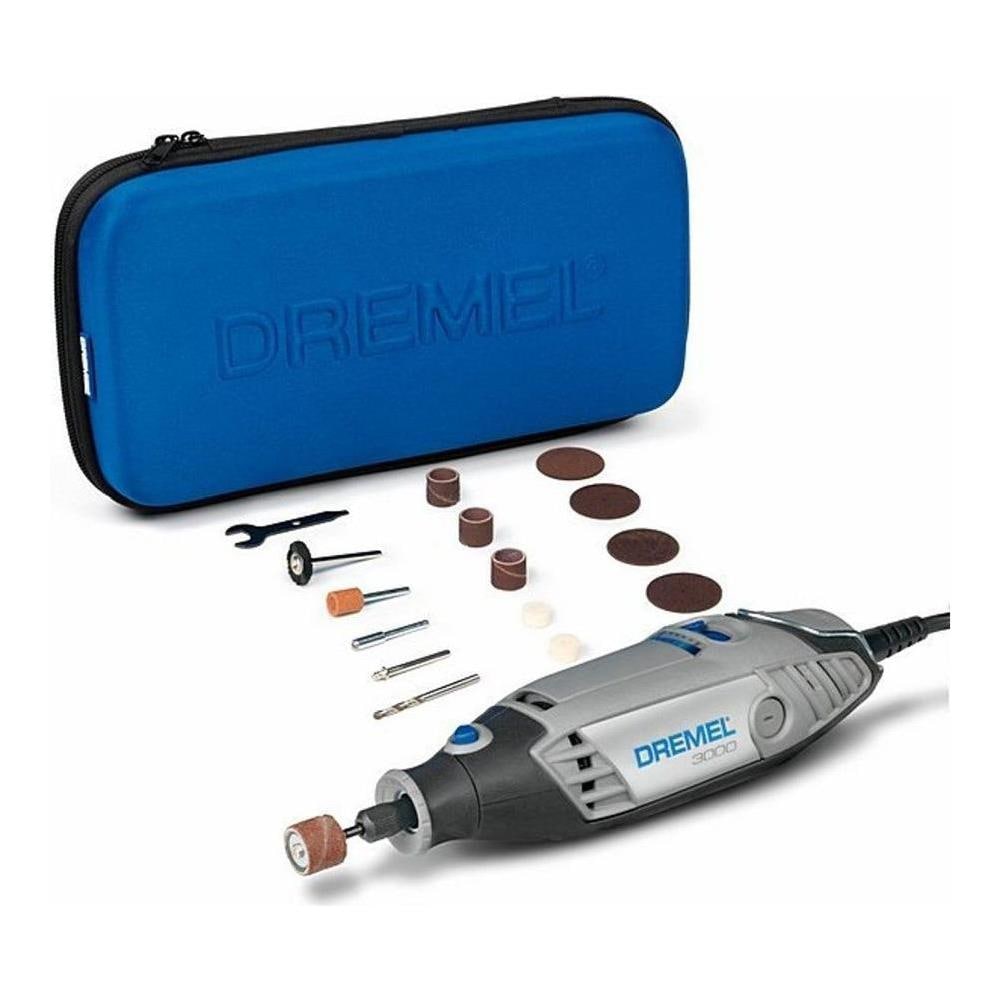 Kit Multiutensile Fai-da-te (3000-15) Potenza 130 Watt con 15 Accessori e Custodia Morbida Inclusi - Foto 1