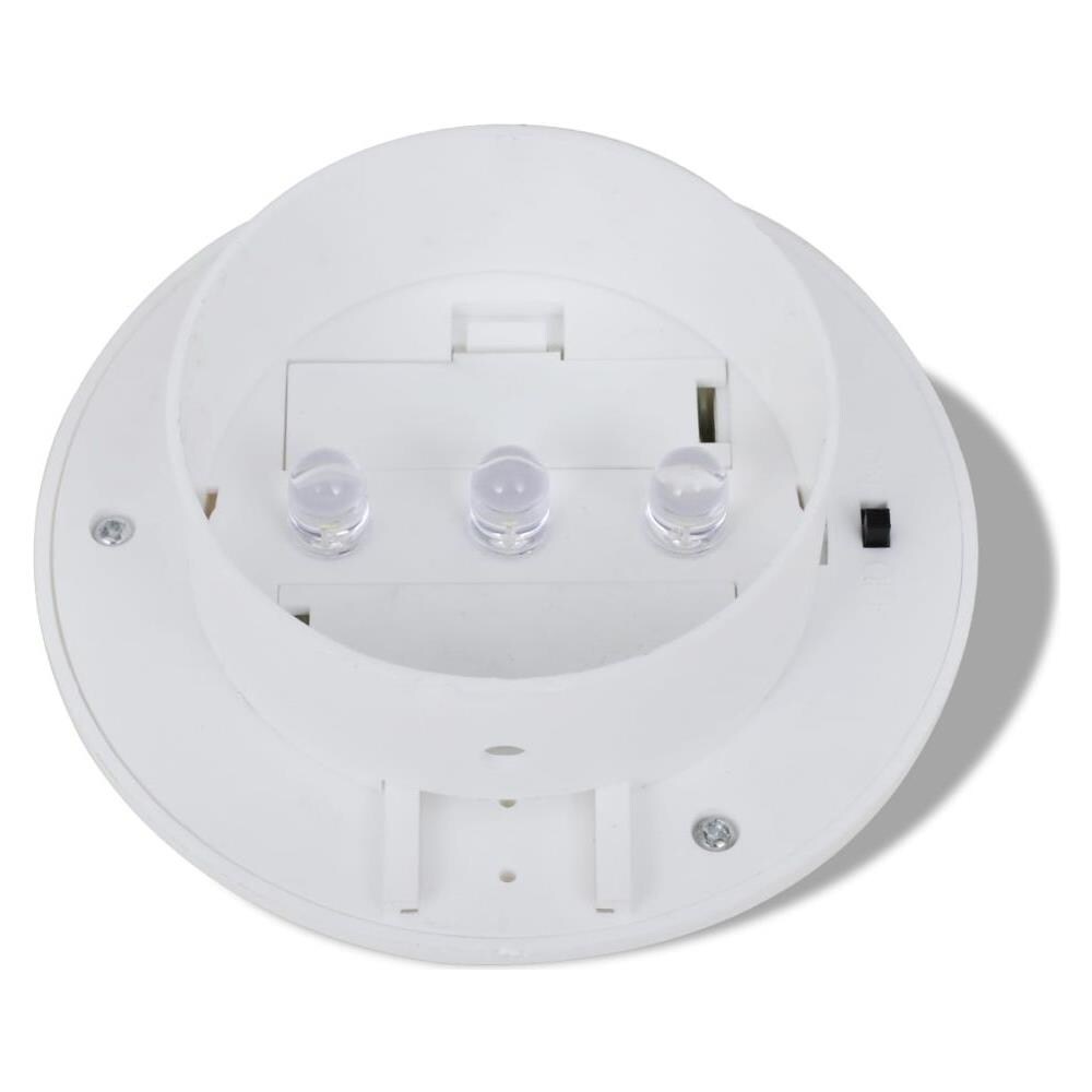 Esterno Lampada Solare Set 6 Pezzi Recinzione Luce Bianca - Foto 11