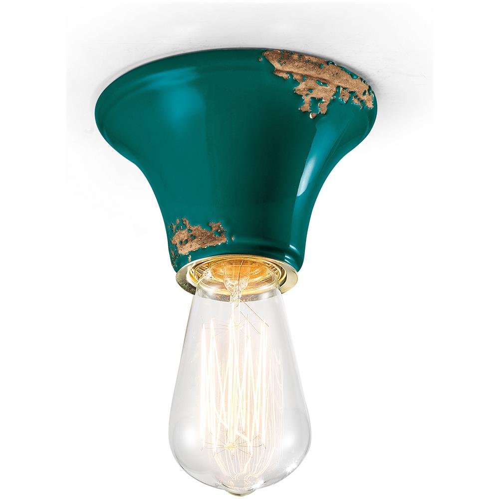 Vintage C133, Plafoniera, - Verde - Foto 1