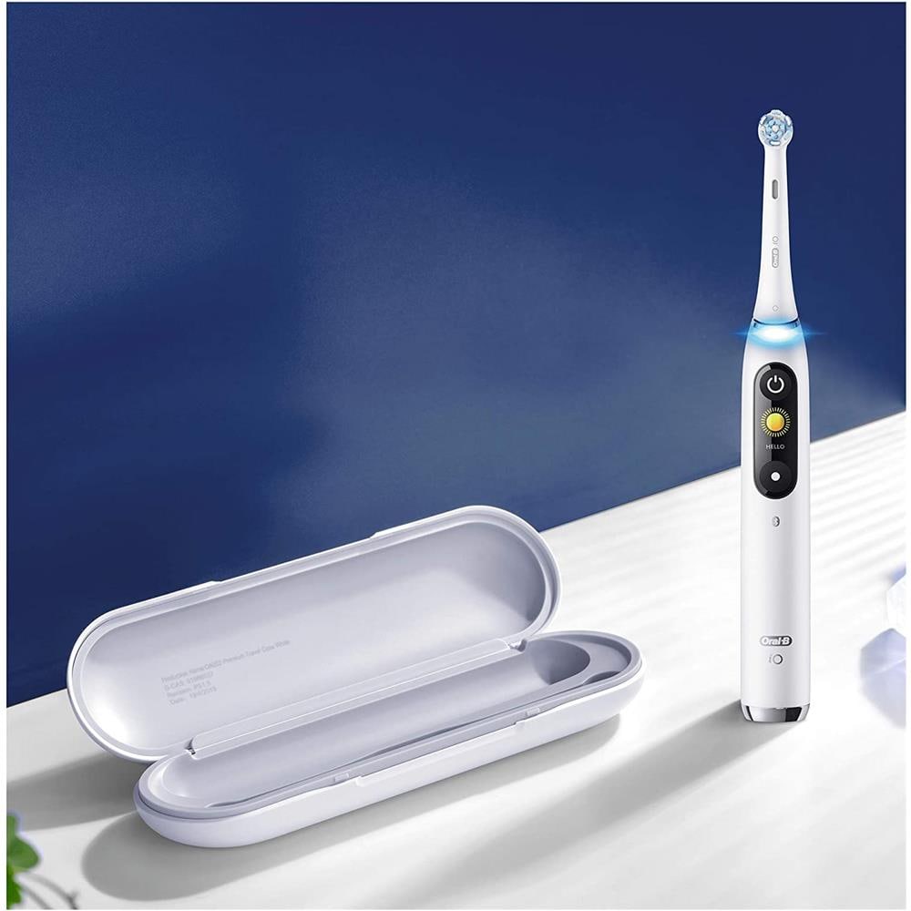 iO 9n Go Electric Spazzolino Elettrico con Tecnologia Magnetica Monitoraggio 3D 1 Testina Custodia Viaggio Batteria Litio Colore Bianco - Foto 7