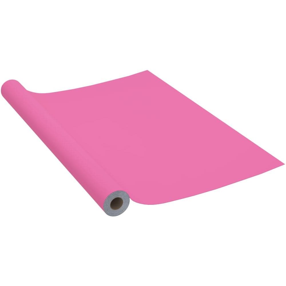 Pellicola Autoadesiva Per Mobili Rosa Lucido 500x90 Cm In Pvc - Foto 1