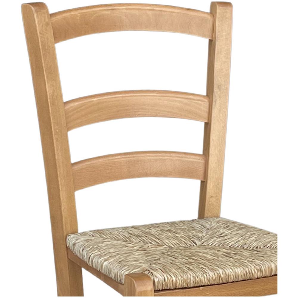Sedia In Legno Venezia Con Seduta In Paglia Noce Chiaro - Foto 5