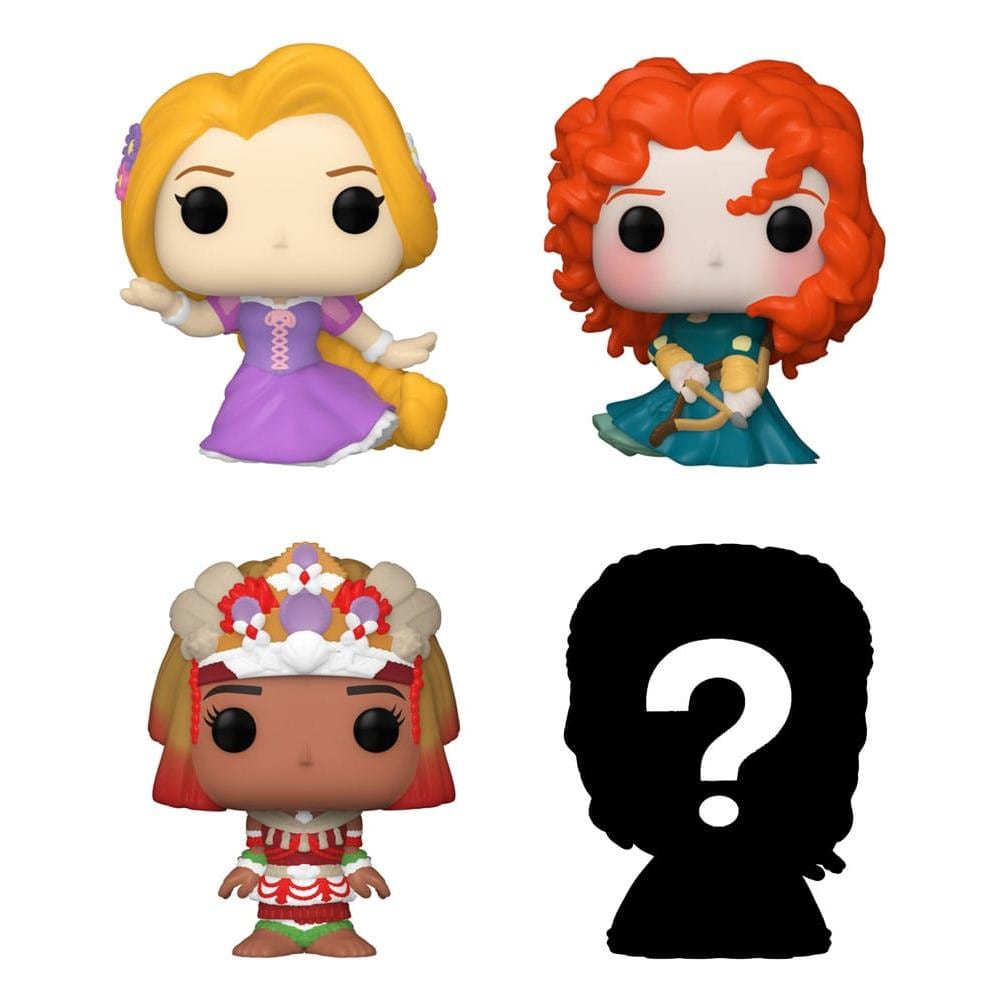 Disney Princesses Bitty Pop! Vinyl Figure 4-pack Rapunzel 2,5 Cm - Foto 1