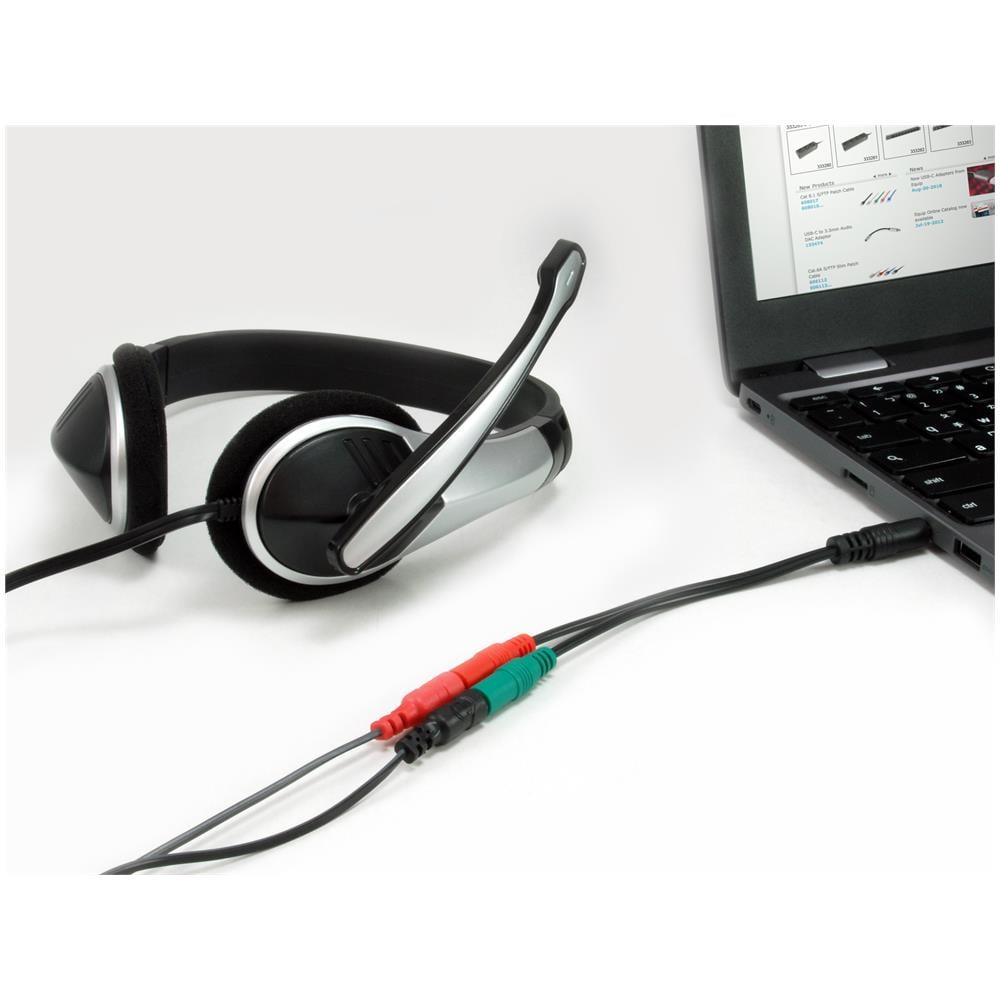 ADATTATORE AUDIO MALE VS 2 FEMALE - Foto 5
