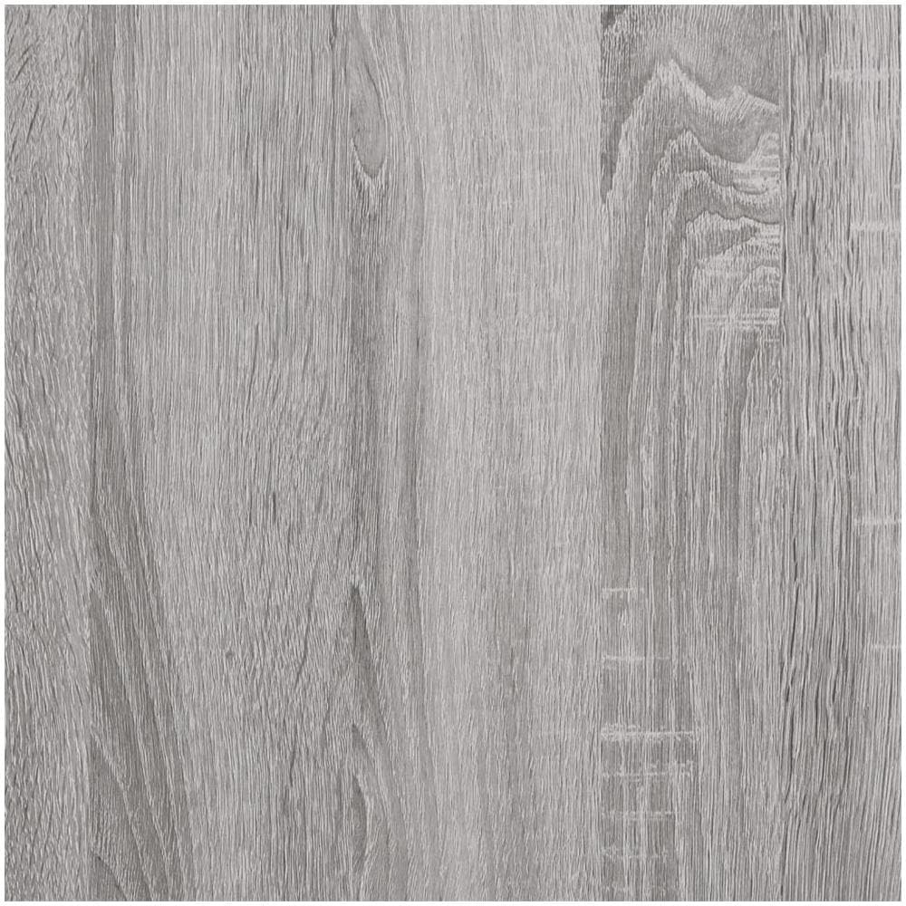 Mobile Porta Dischi Grigio Sonoma 74,5x38x48 Legno Multistrato - Foto 7