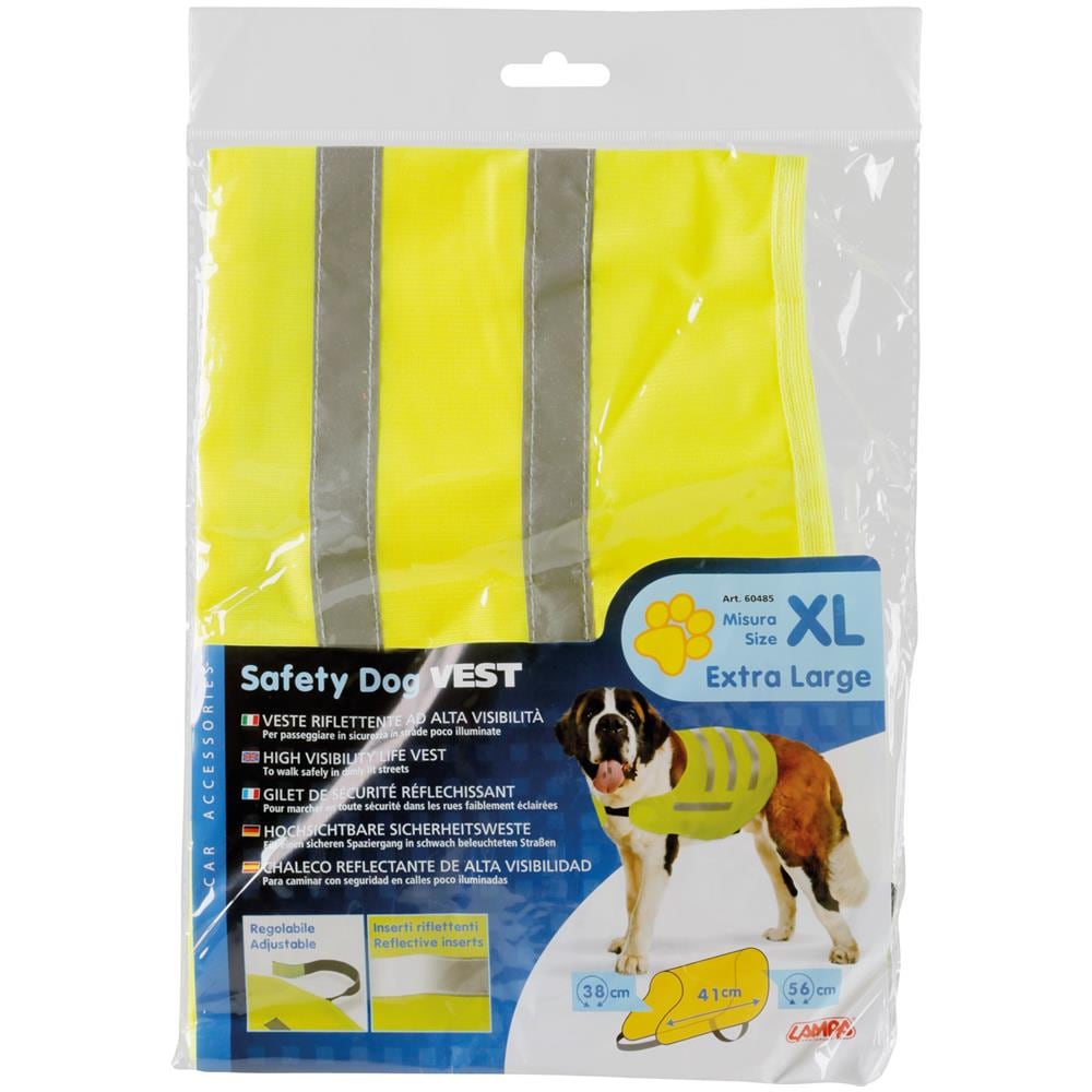 Dog Safety Vest, Veste Riflettente Ad Alta Visibilit - Xl - Foto 3
