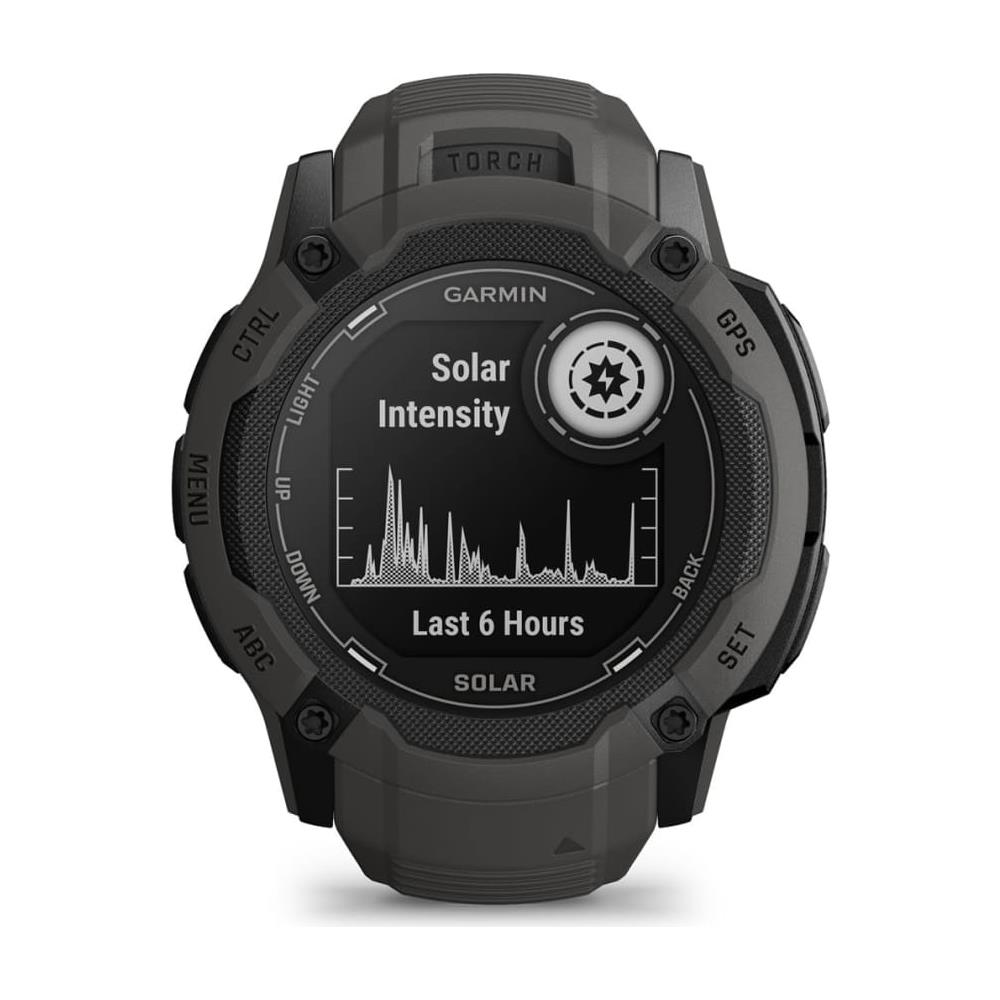 Instinct 2X Solar 2,79 cm (1.1") MIP 50 mm Digitale 176 x 176 Pixel Touch screen Grafite GPS (satellitare) - Foto 2