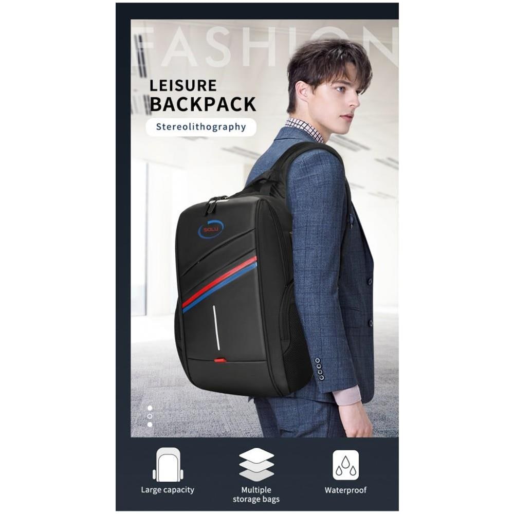 ZAINO NOTEBOOK 15.6"" LAPTOP BAGPACK 15 INCH 35 LT. - Foto 2