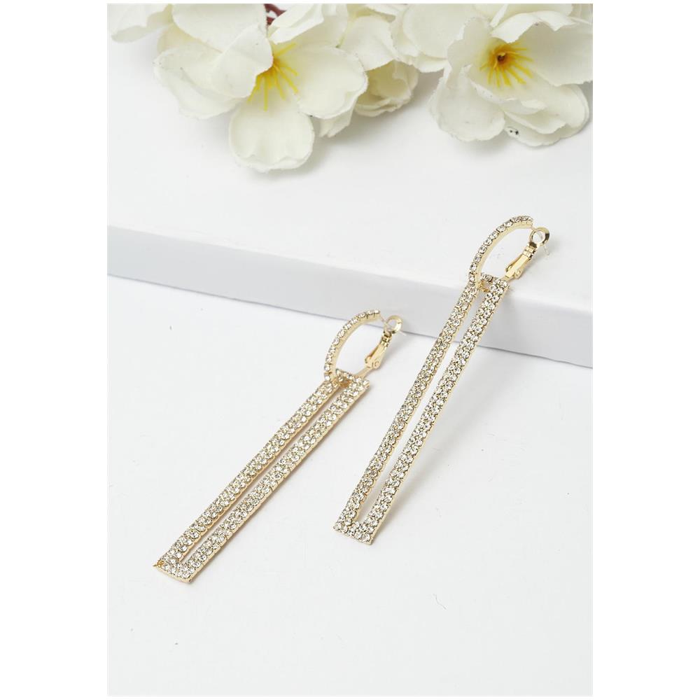 Orecchini Statement con Cristalli e Strass - Foto 2