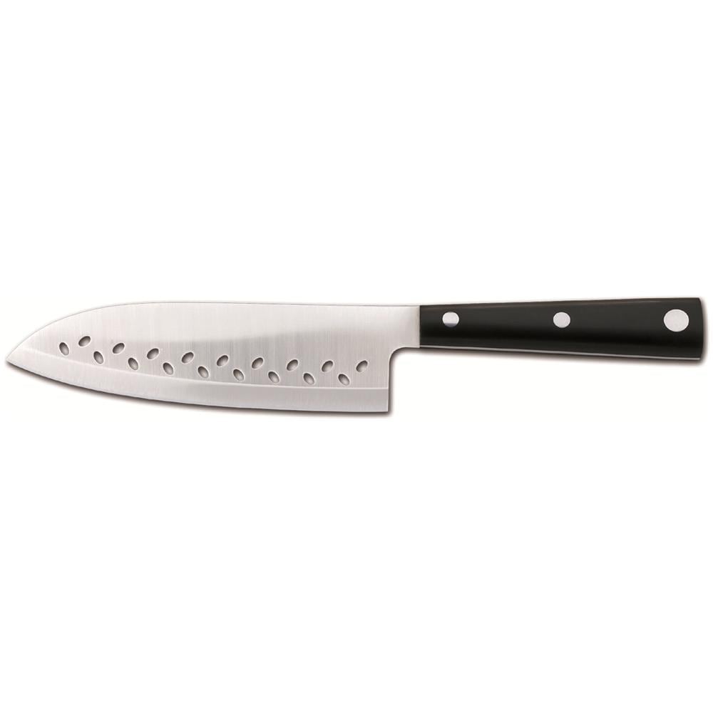 Coltello Santoku Lama Forata Cm 16 - Lunghezza Lama Cm 16 - Foto 1