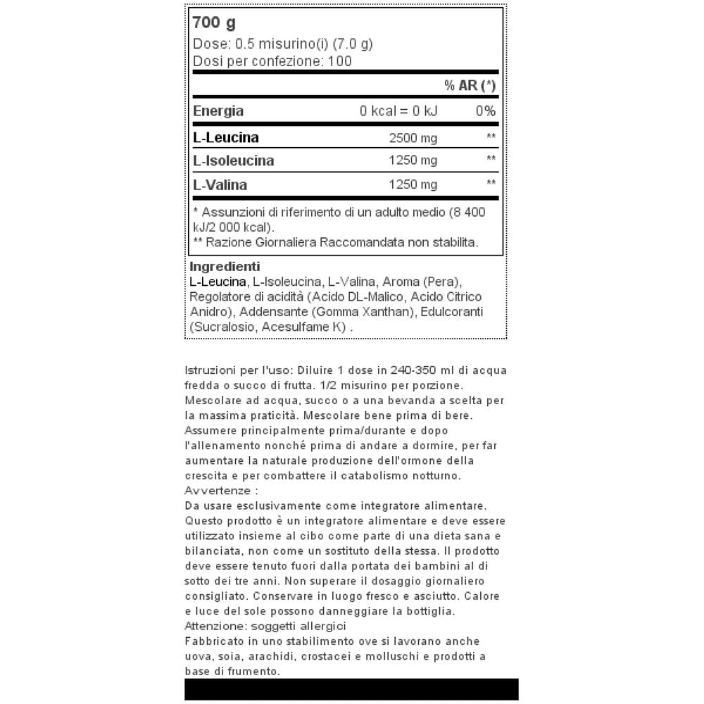 Bcaa Xpress 1.54 Lbs (700g) - - Bcaa, Amminoacidi - Pera - Foto 2