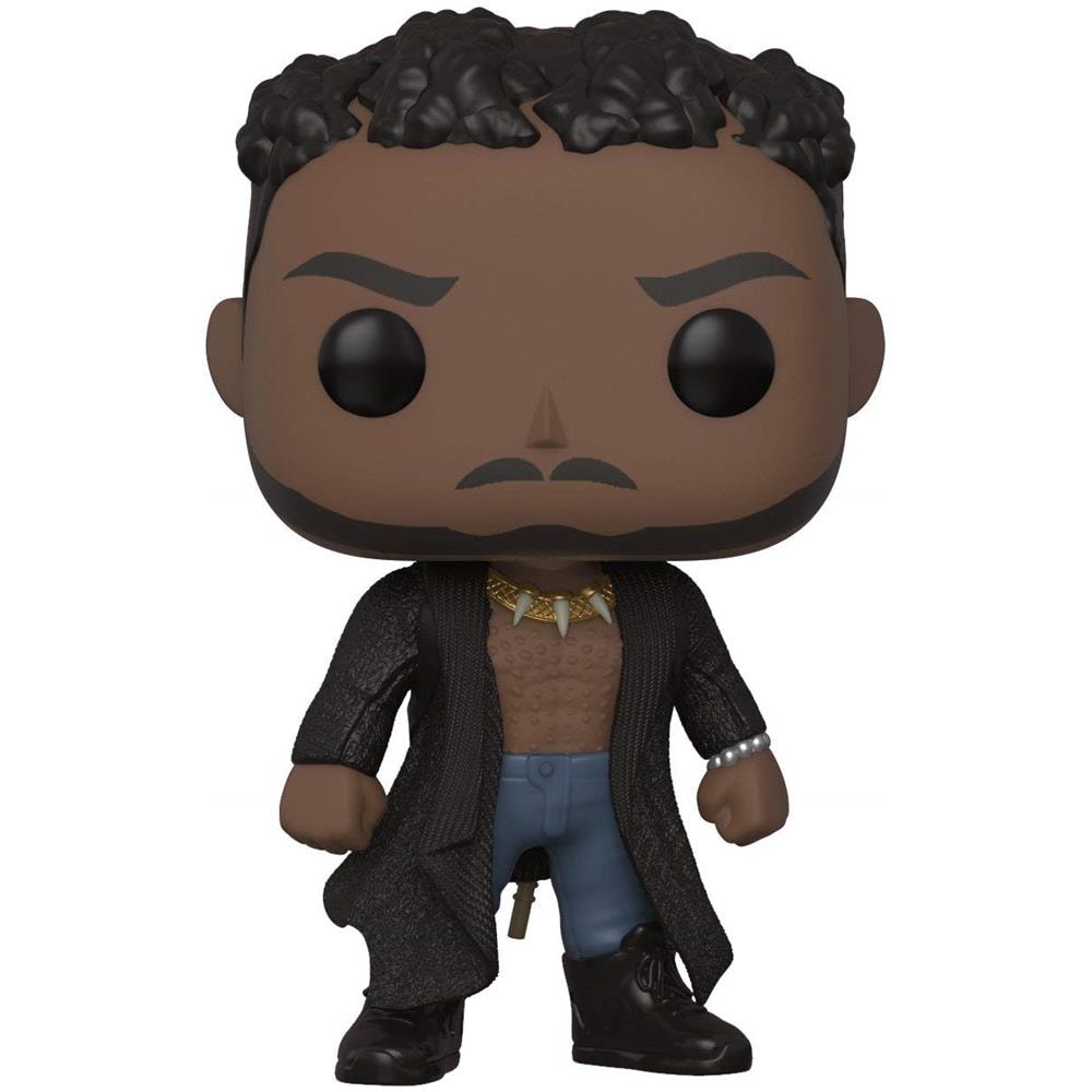 Action Figure Marvel: Funko Pop! Marvel - Black Panther - Erik Killmonger W / scar - Foto 1