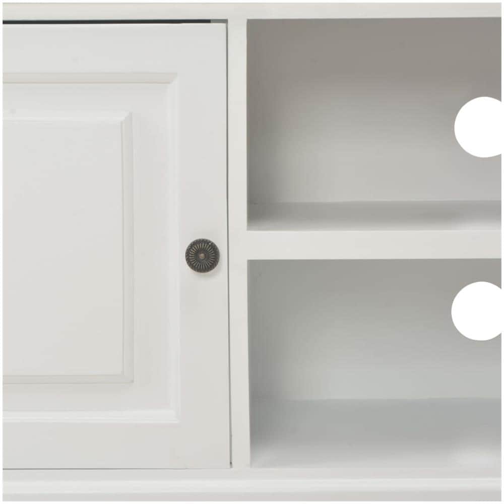 Mobile Porta Tv Bianco 90x30x40 Cm In Legno - Foto 8