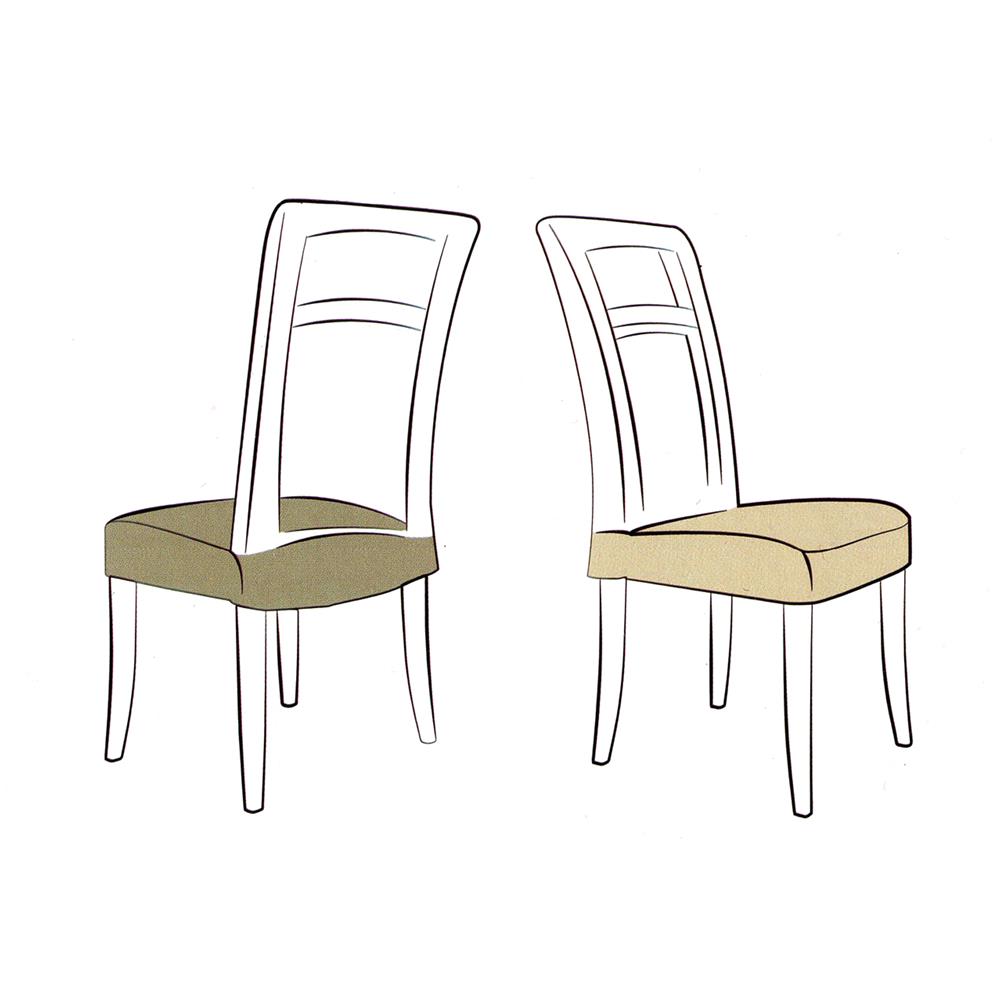 Coppia Copriseduta Per Sedie Tessuto Antimacchia Tinta Unita Mod. Easy Arancio   - Foto 2