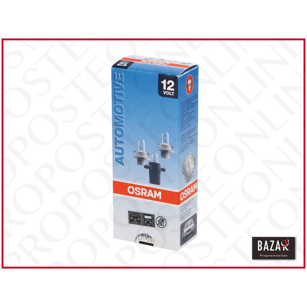 Lampadina Per Auto A 12v Osram Original Line - 2w B8,5d - Basetta In Verde Lime - Foto 4